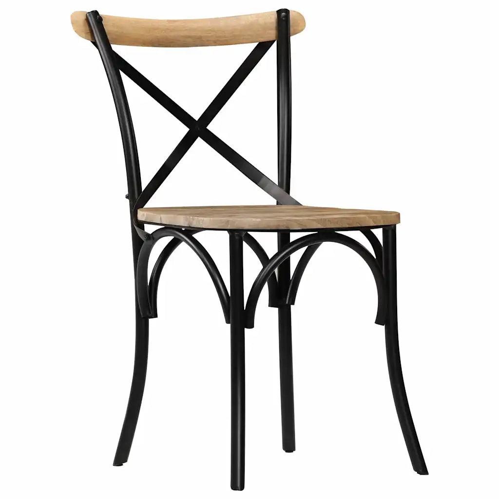 Esszimmerstühle im 4er-Set aus Mango-Massivholz
