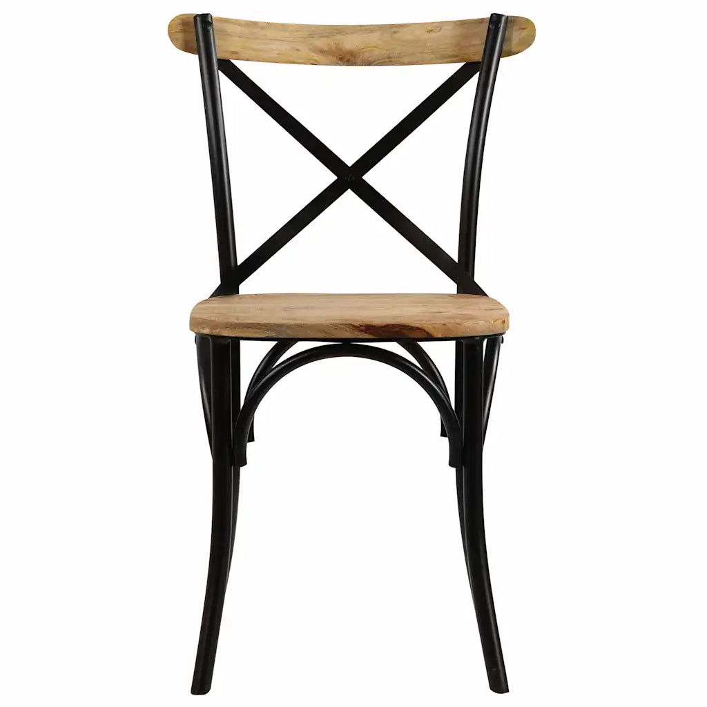 Esszimmerstühle im 4er-Set aus Mango-Massivholz