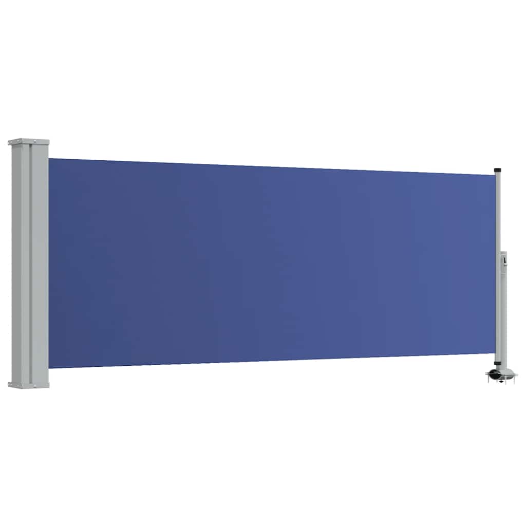 Ausziehbare Seitenmarkise 100x300 cm Blau