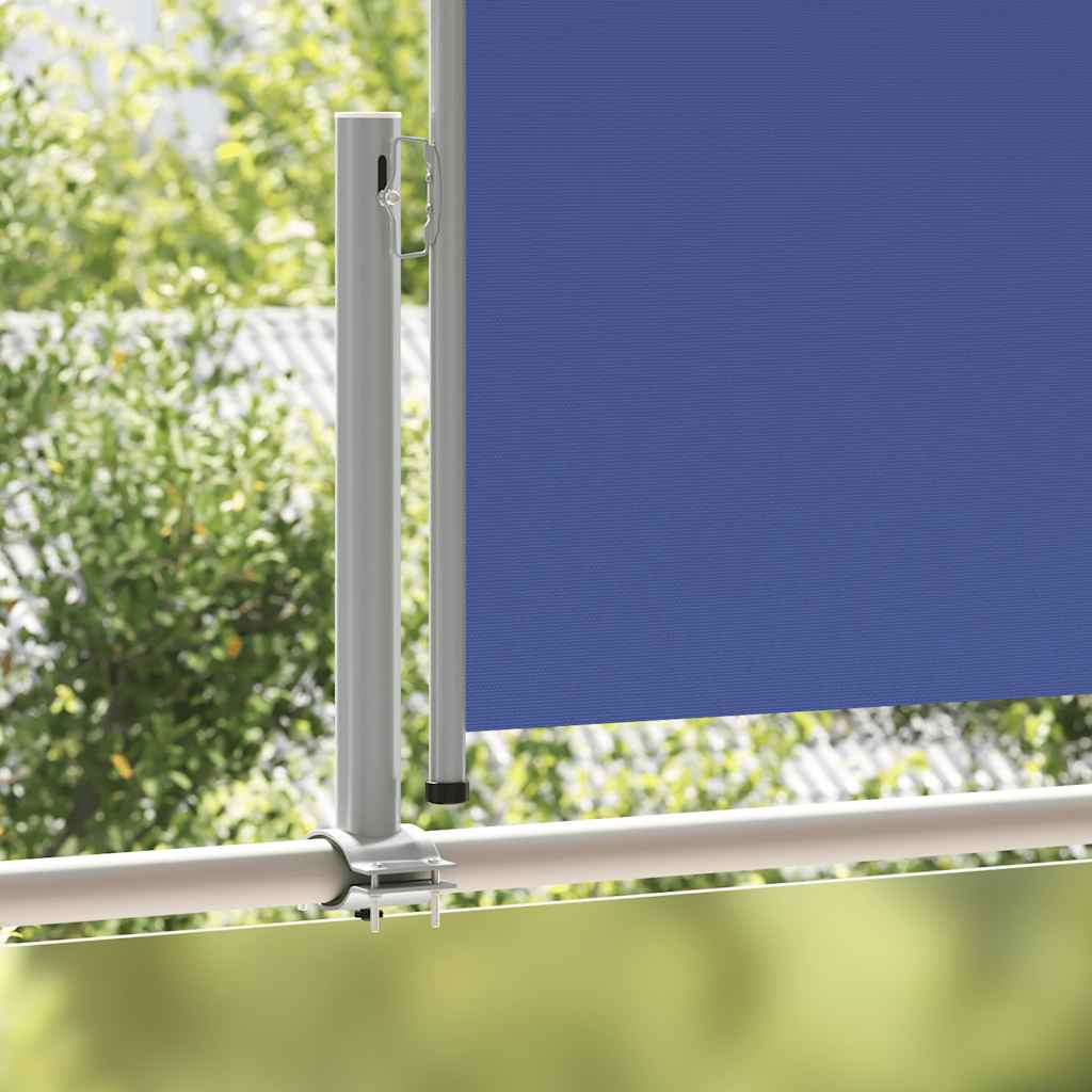 Ausziehbare Seitenmarkise 100x300 cm Blau