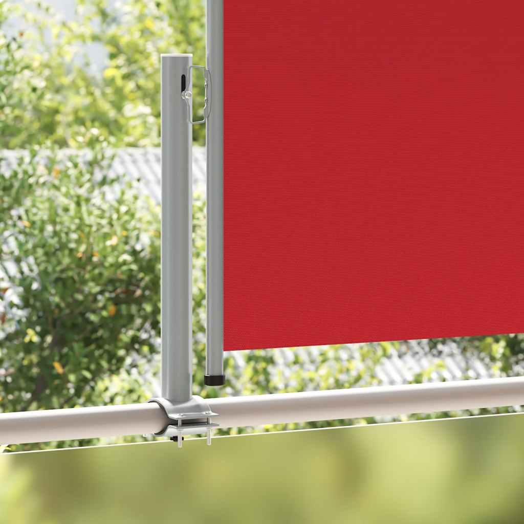 Ausziehbare Seitenmarkise 100x300 cm Rot