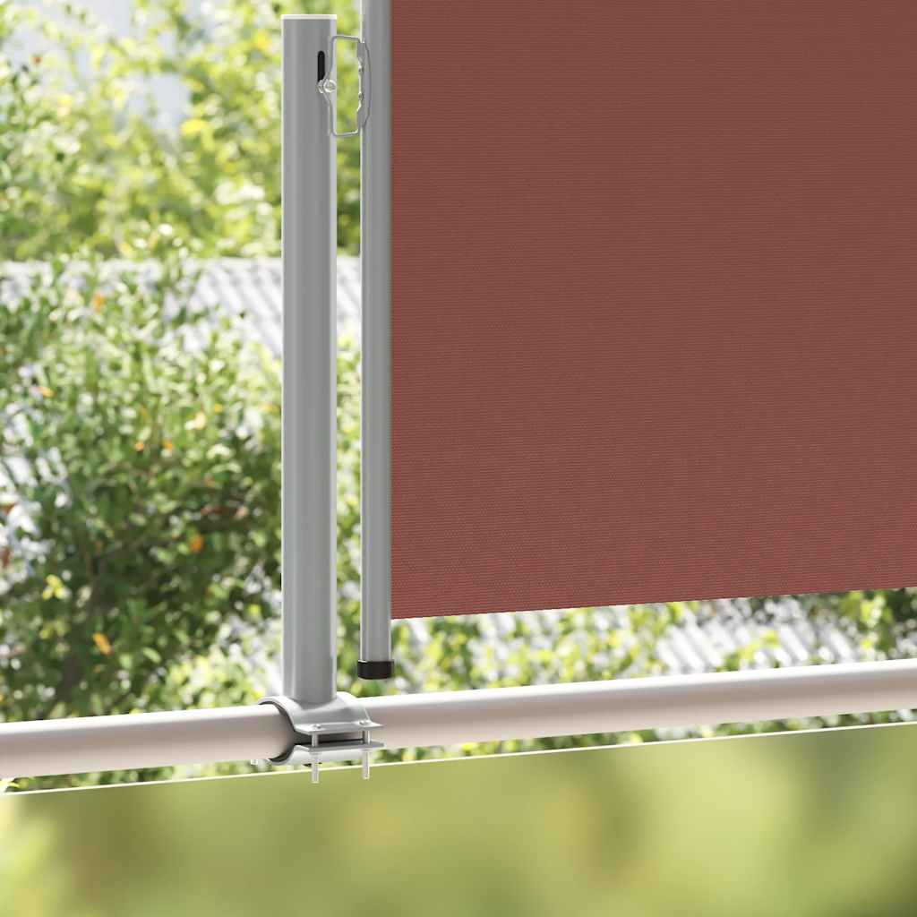 Ausziehbare Seitenmarkise 120x300 cm Braun