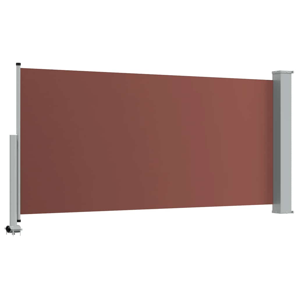 Ausziehbare Seitenmarkise 120x300 cm Braun