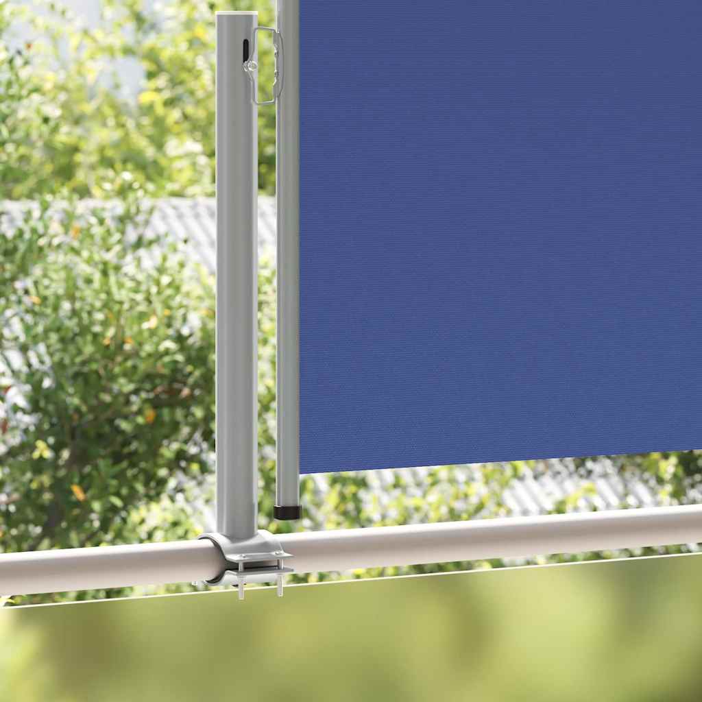 Ausziehbare Seitenmarkise 120x300 cm Blau