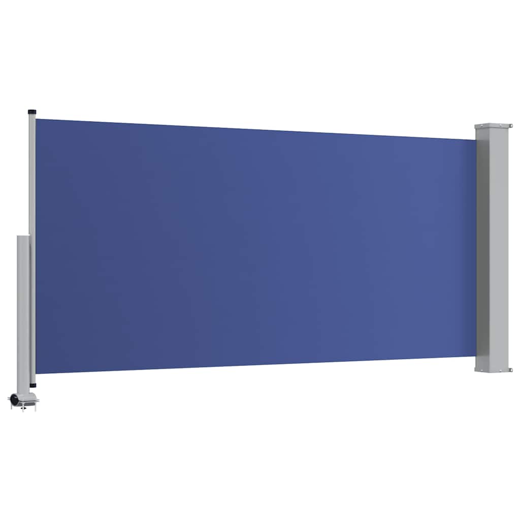 Ausziehbare Seitenmarkise 120x300 cm Blau