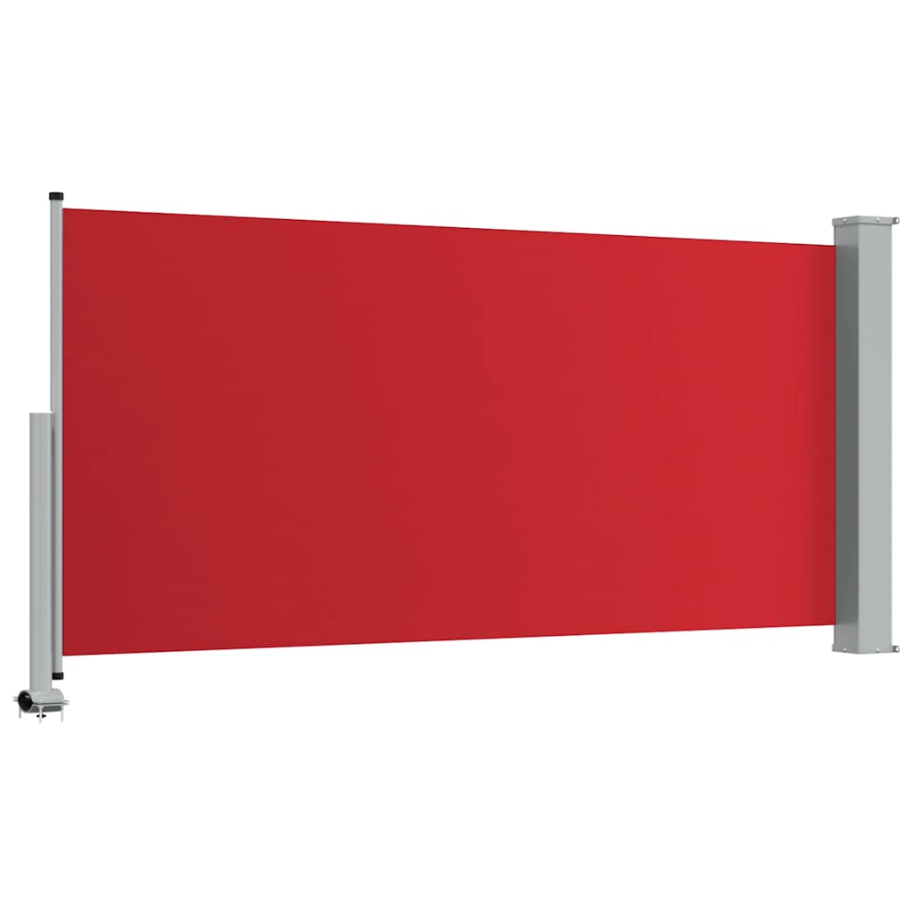 Ausziehbare Seitenmarkise 120x300 cm Rot