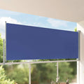 Ausziehbare Seitenmarkise 140 x 300 cm Blau