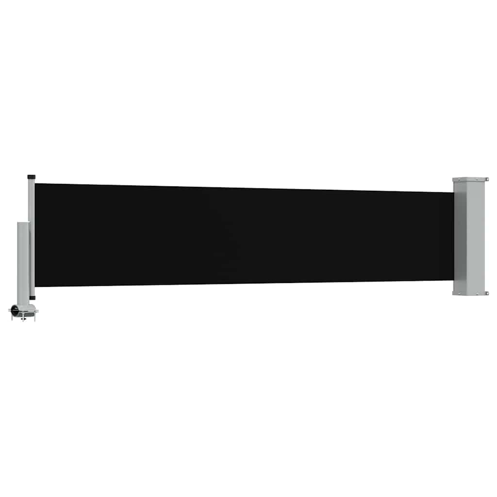 Ausziehbare Seitenmarkise 60×300 cm Schwarz