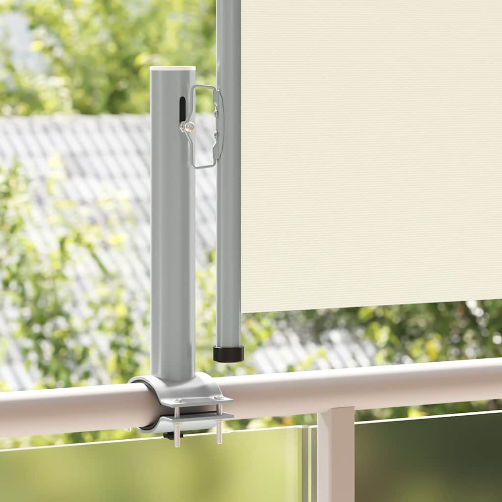 Ausziehbare Seitenmarkise 60×300 cm Creme