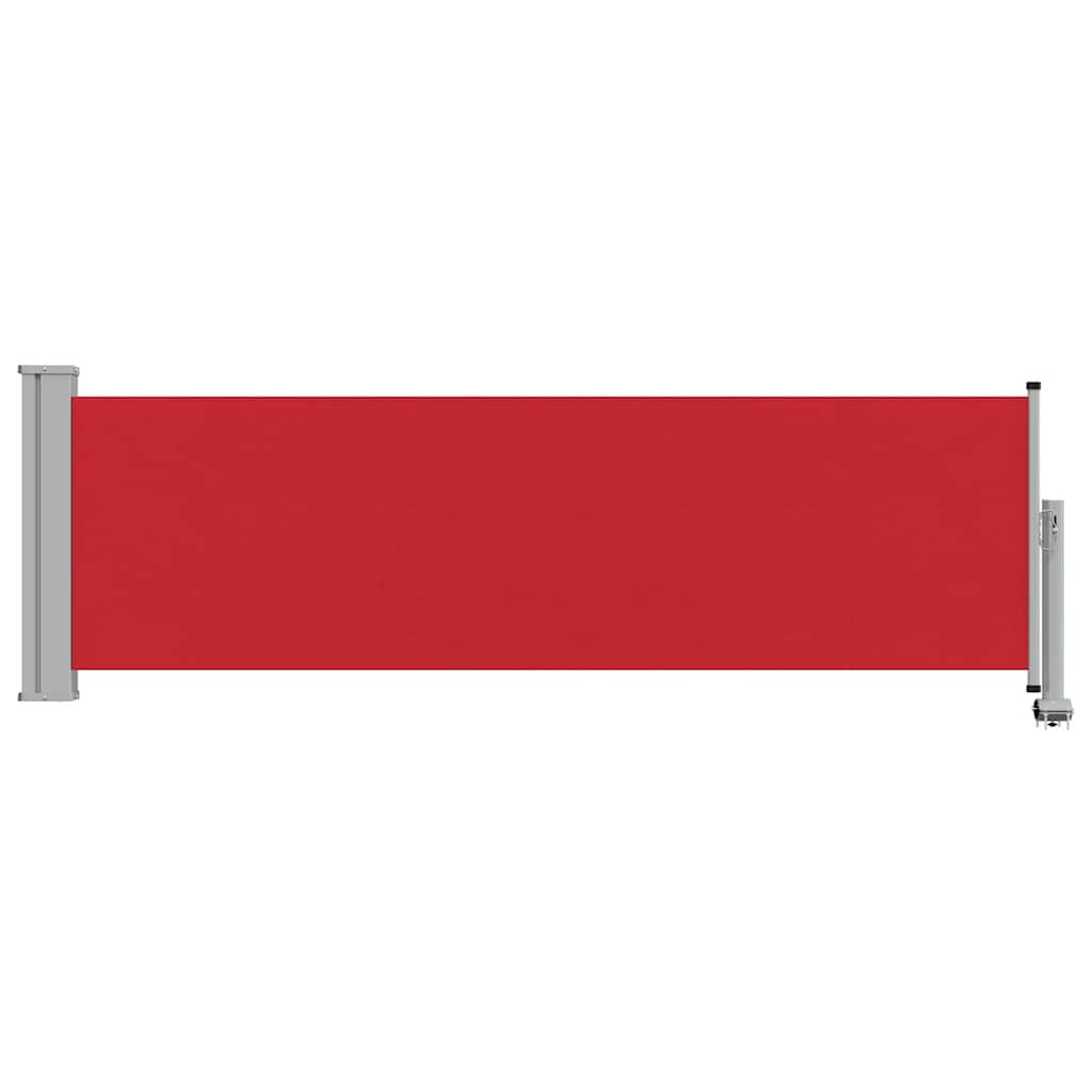 Ausziehbare Seitenmarkise 80×300 cm Rot