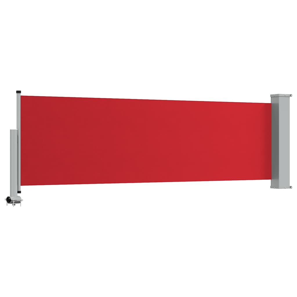 Ausziehbare Seitenmarkise 80×300 cm Rot