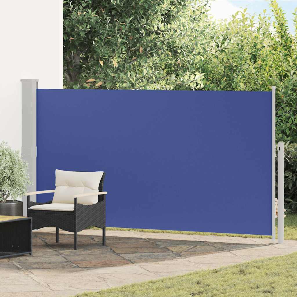 Ausziehbare Seitenmarkise 170×300 cm Blau