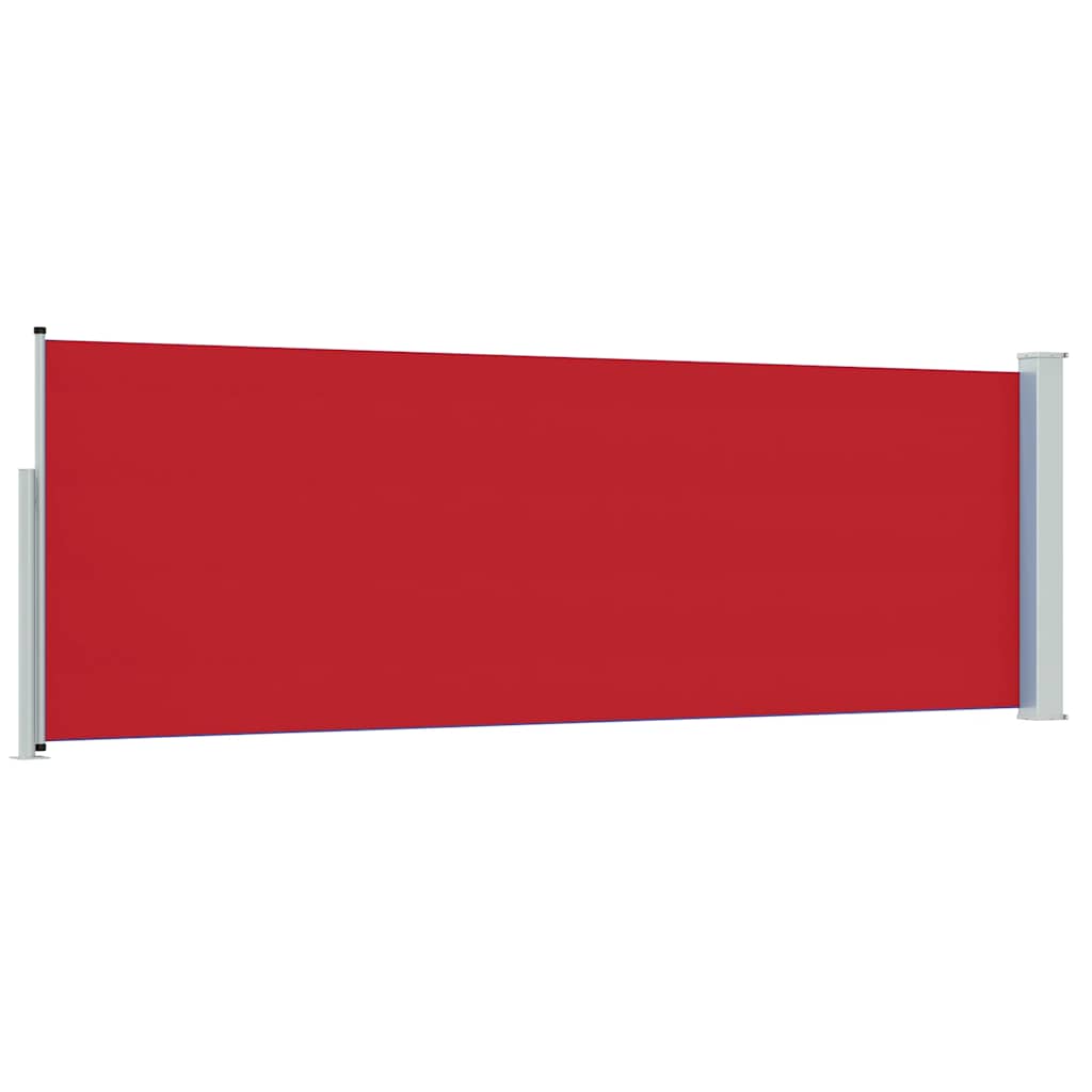Ausziehbare Seitenmarkise 100x300 cm Rot