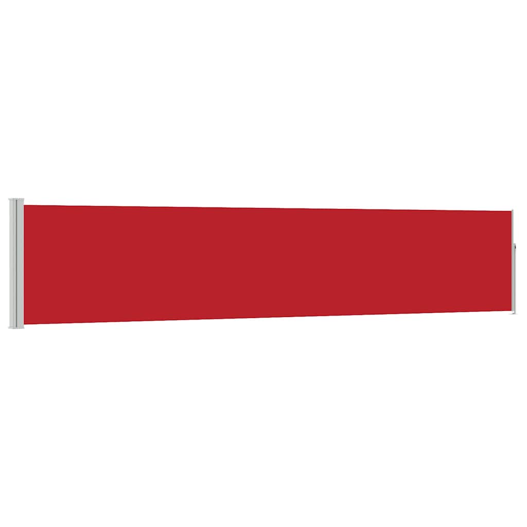 Ausziehbare Seitenmarkise 100×500 cm Rot