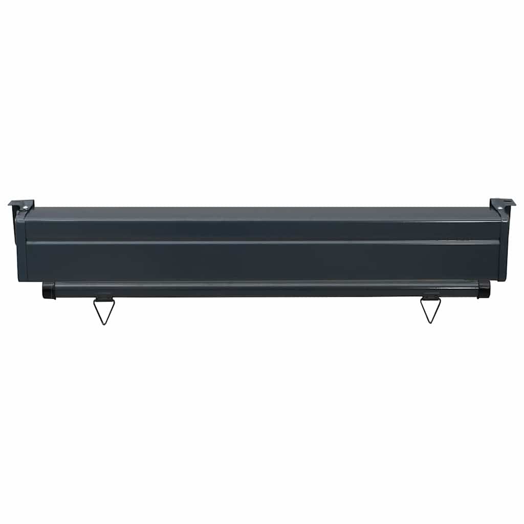 Balkon-Seitenmarkise 105x250 cm Braun