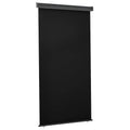 Balkon-Seitenmarkise 125x250 cm Schwarz