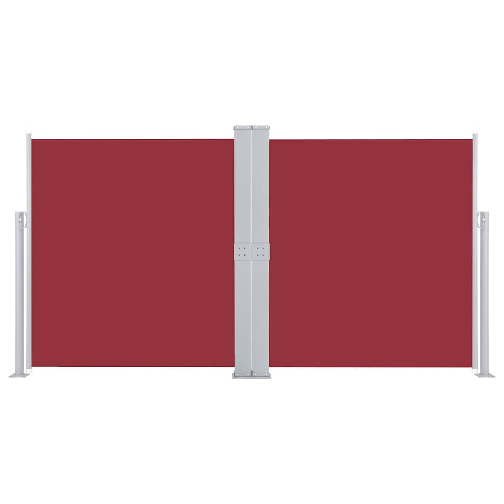 Ausziehbare Seitenmarkise Rot 160 x 600 cm