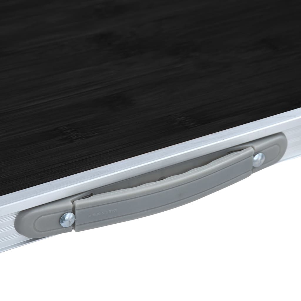 Campingtisch Klappbar Grau Aluminium 120x60 cm
