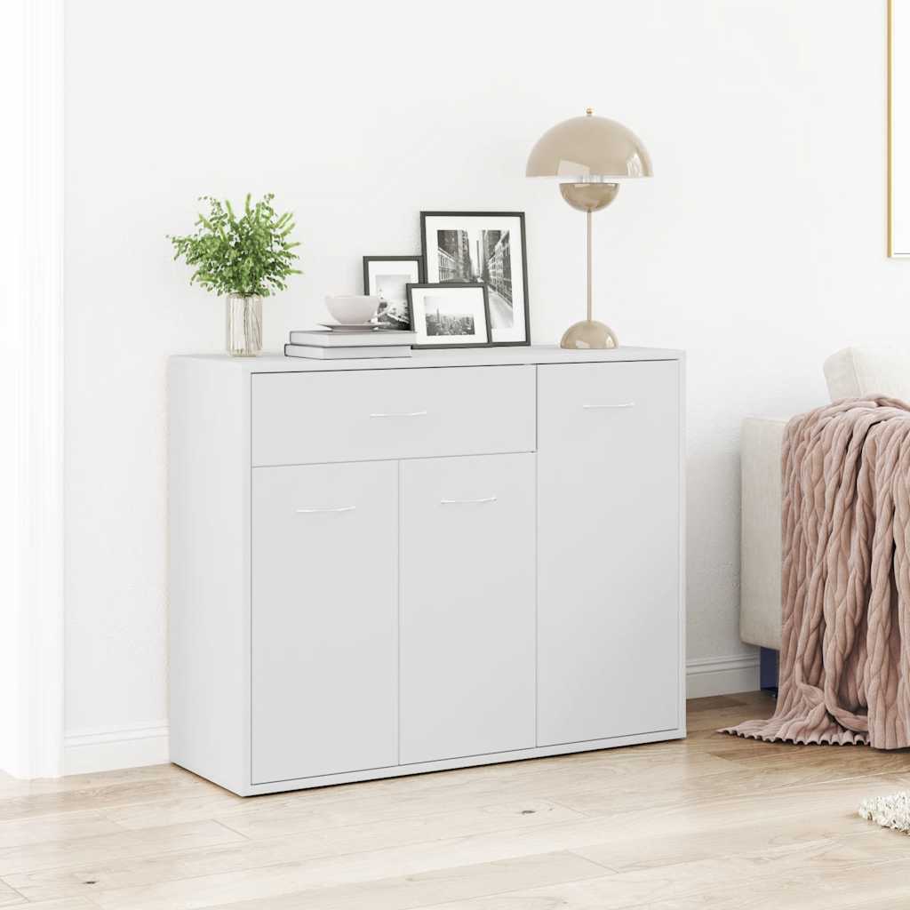 Sideboard Weiß 88x30x70 cm Holzwerkstoff