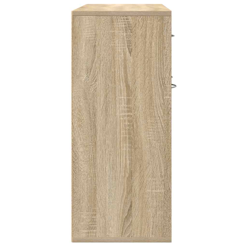 Sideboard Sonoma-Eiche 88x30x70 cm Holzwerkstoff