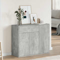 Sideboard Betongrau 88x30x70 cm Holzwerkstoff