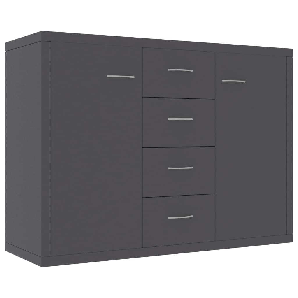 Sideboard Grau 88x30x65 cm Holzwerkstoff