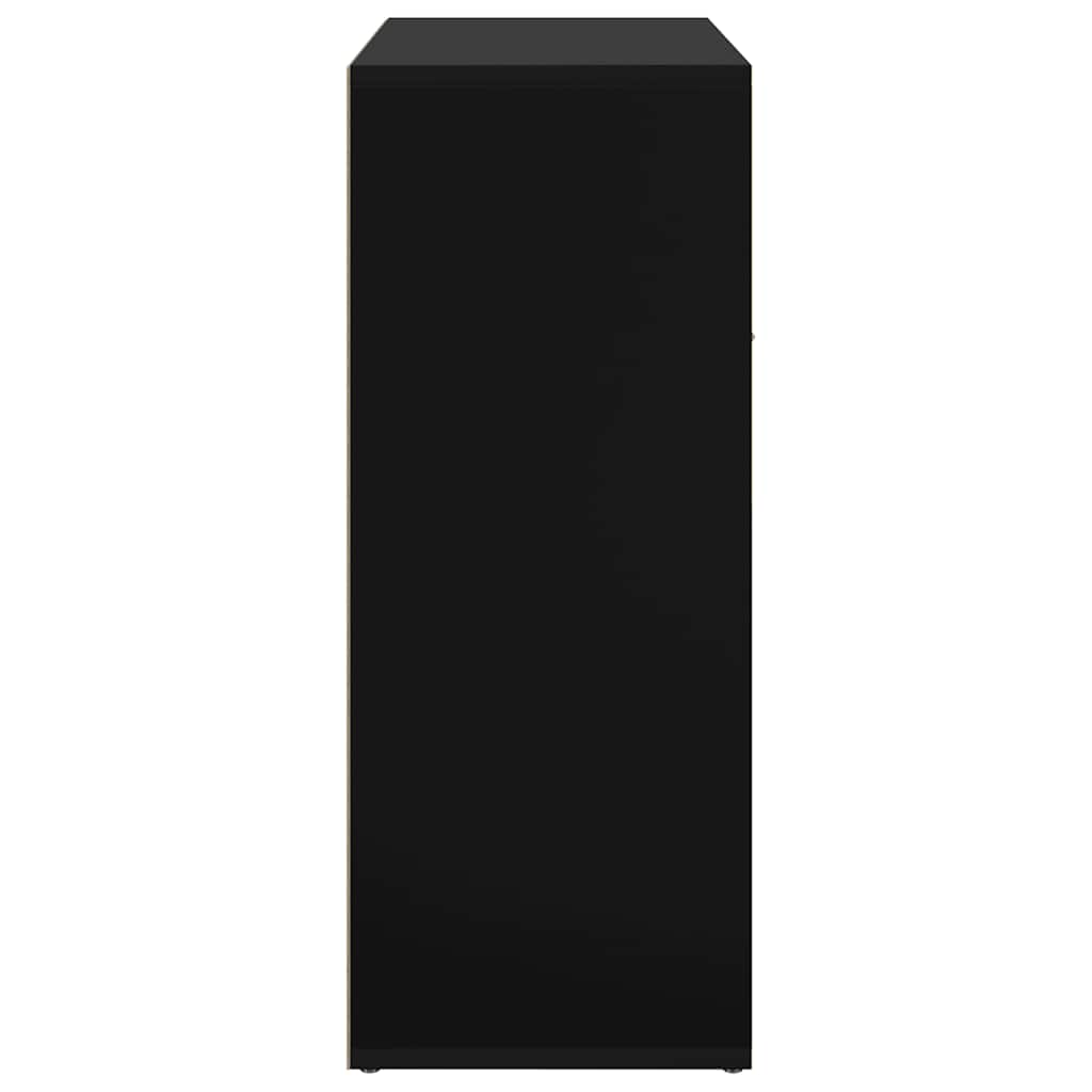 Sideboard Schwarz 60x30x75 cm Holzwerkstoff