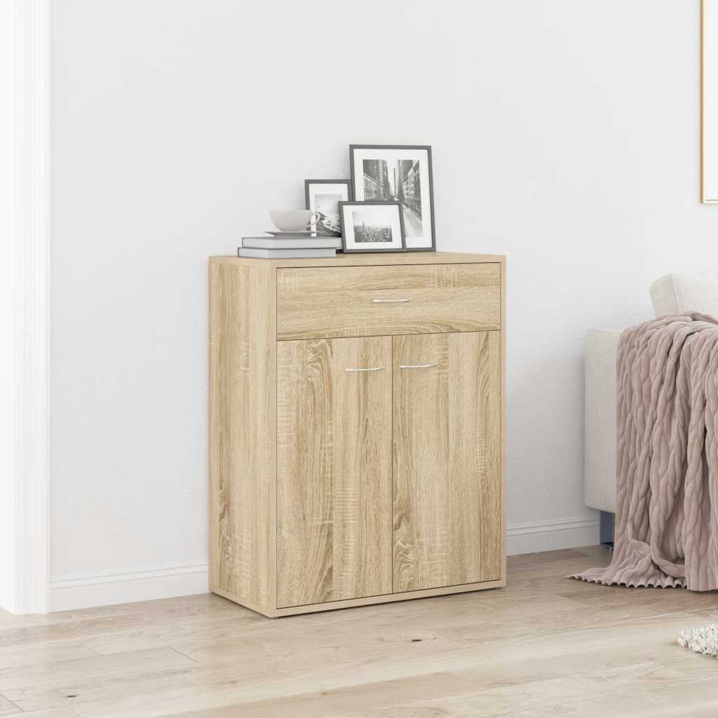 Sideboard Sonoma-Eiche 60x30x75 cm Holzwerkstoff
