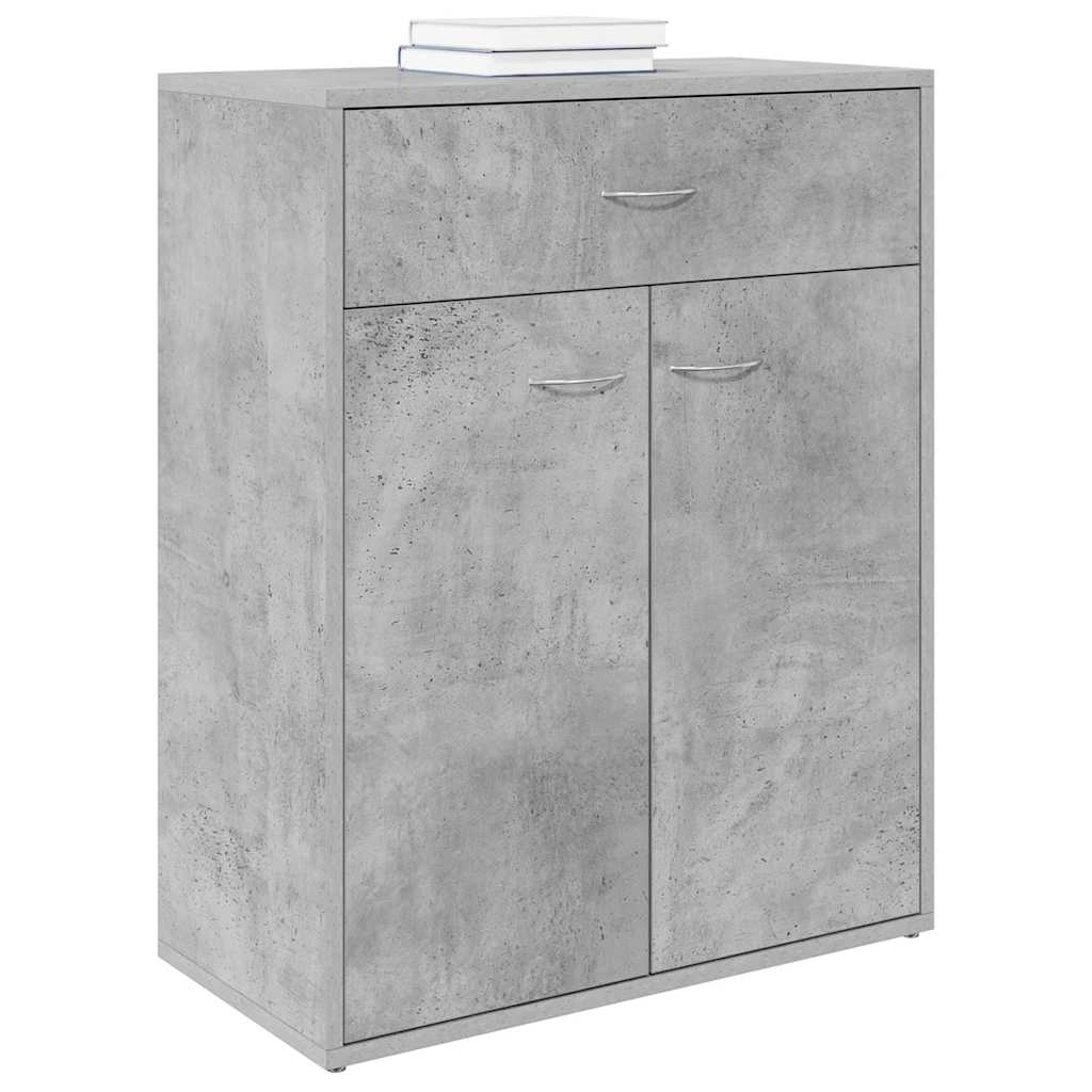 Sideboard Betongrau 60x30x75 cm Holzwerkstoff