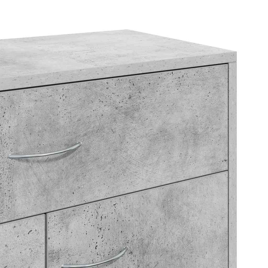 Sideboard Betongrau 60x30x75 cm Holzwerkstoff