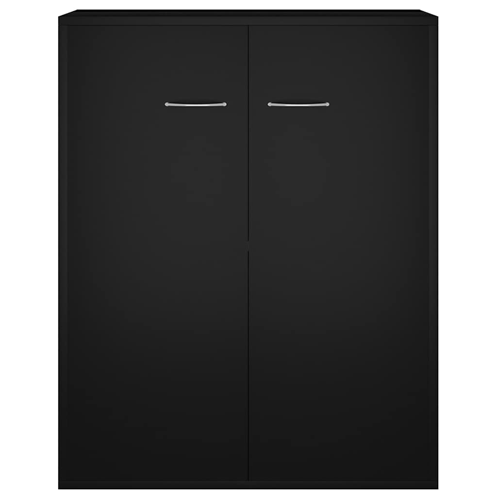 Sideboard Schwarz 60x30x75 cm Holzwerkstoff