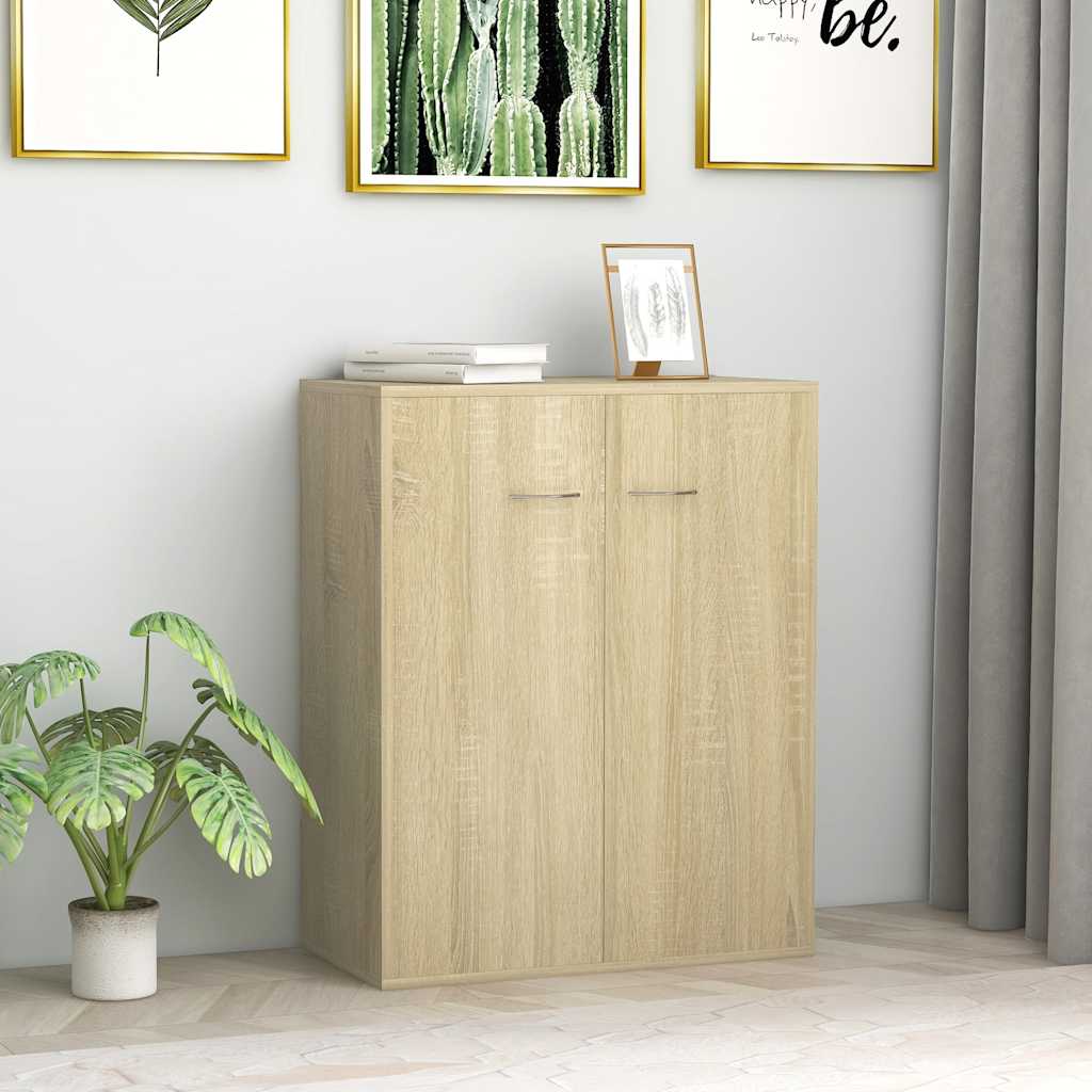 Sideboard Sonoma-Eiche 60x30x75 cm Holzwerkstoff
