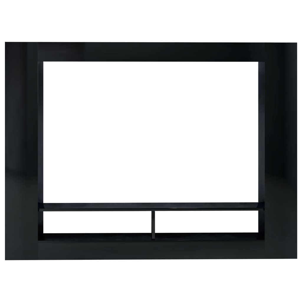 TV-Schrank Hochglanz-Schwarz 152x22x113 cm Holzwerkstoff