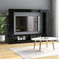 TV-Schrank Hochglanz-Schwarz 152x22x113 cm Holzwerkstoff