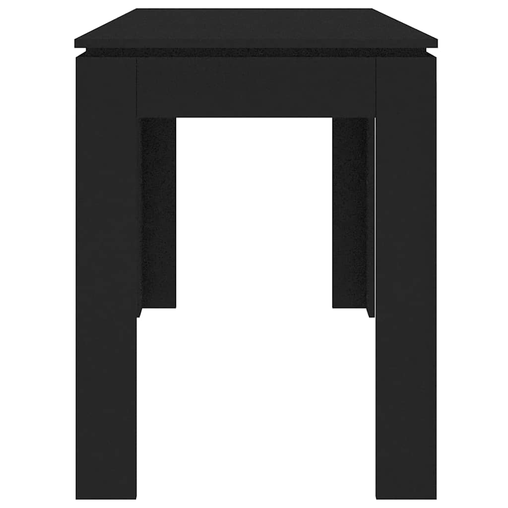 Esstisch Schwarz 120x60x76 cm Holzwerkstoff