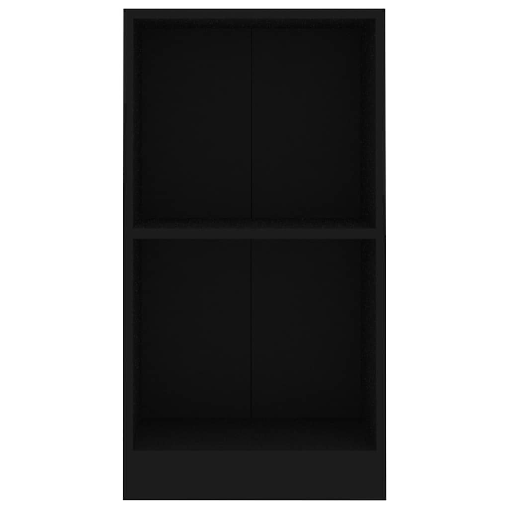 Bücherregal Schwarz 40x24x75 cm Holzwerkstoff