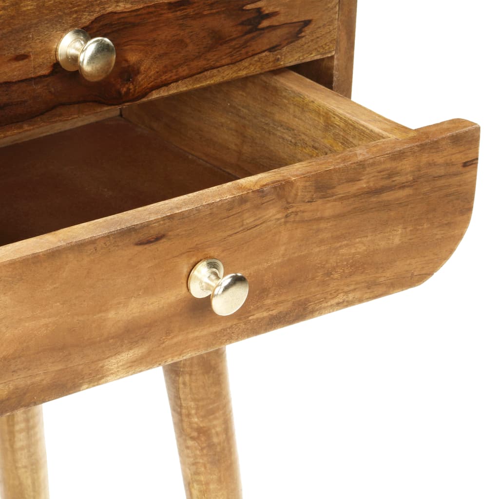Nachttisch 43×30×58 cm Massivholz Mango