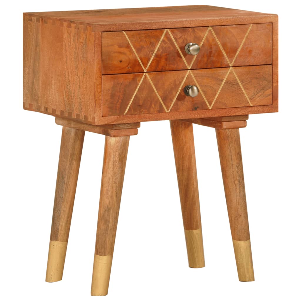 Nachttisch 43×30×58 cm Massivholz Mango