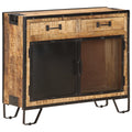 Sideboard 80×31×71 cm Raues Mango-Massivholz
