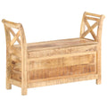 Flurbank 103 x 33 x 72 cm Massivholz Mango