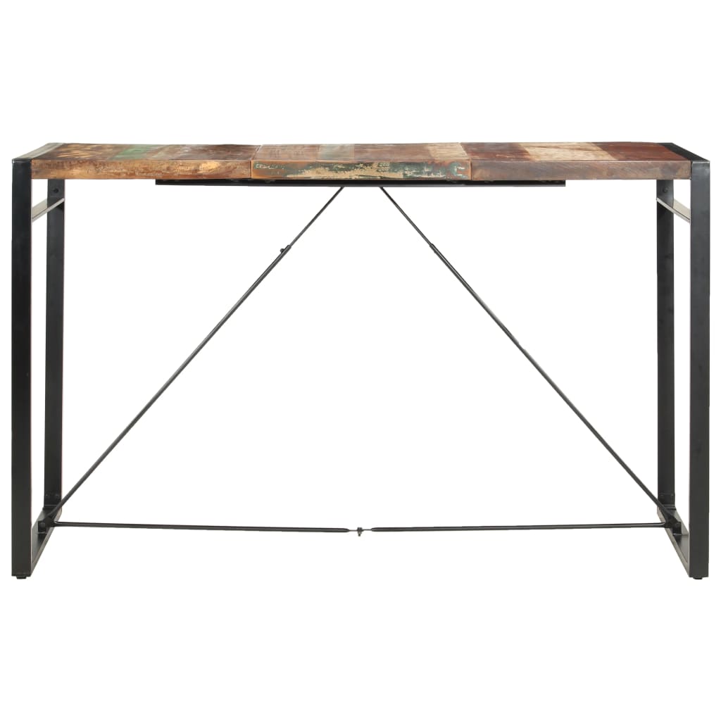 Bartisch 180 x 90 x 110 cm Recyceltes Massivholz