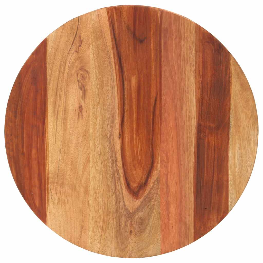 Tischplatte Massivholz Akazie Rund 15-16 mm 40 cm