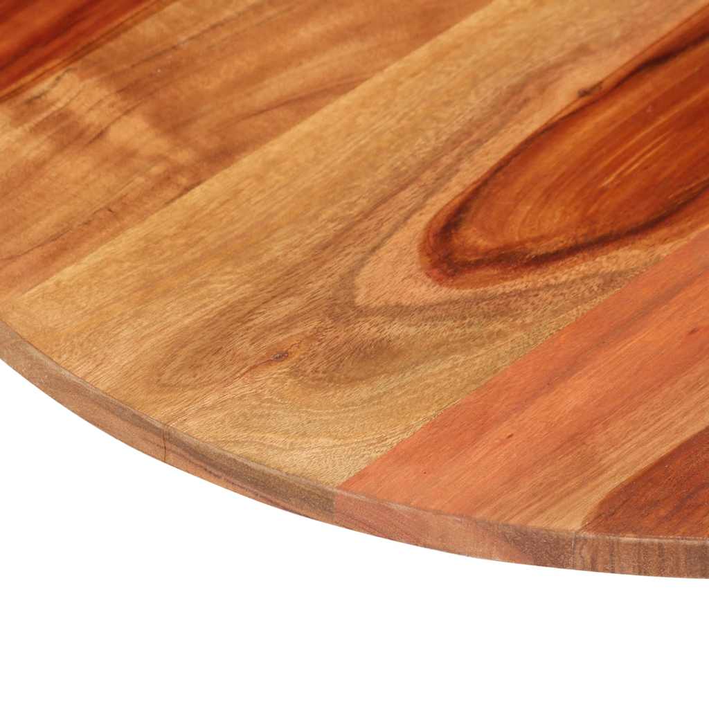 Tischplatte Massivholz Akazie Rund 15-16 mm 40 cm
