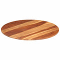 Tischplatte Massivholz Akazie Rund 15-16 mm 80 cm