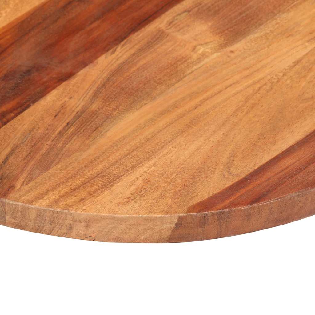Tischplatte Massivholz Akazie Rund 25-27 mm 40 cm