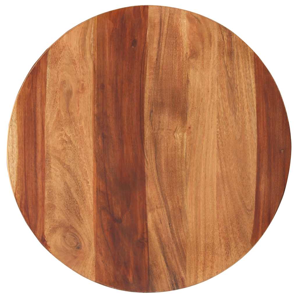 Tischplatte Massivholz Akazie Rund 25-27 mm 50 cm