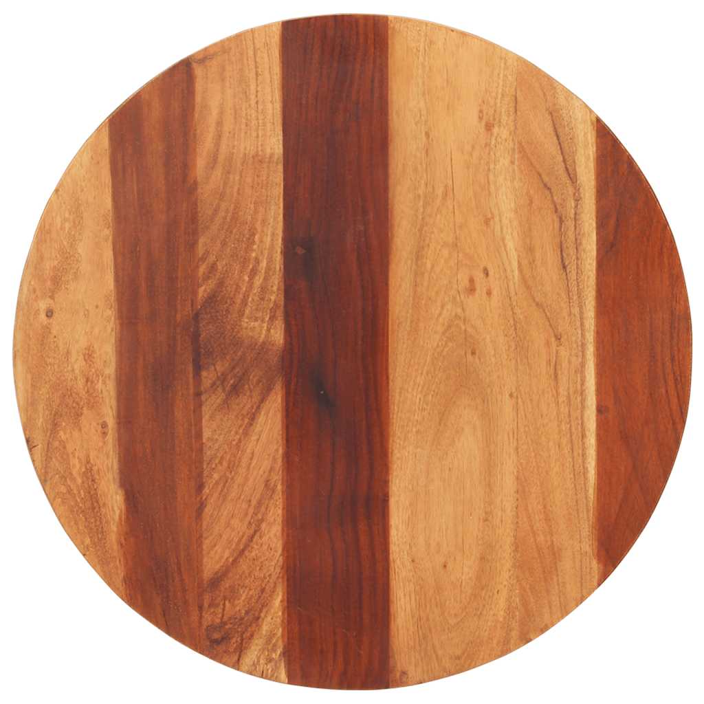 Tischplatte Massivholz Akazie Rund 25-27 mm 60 cm