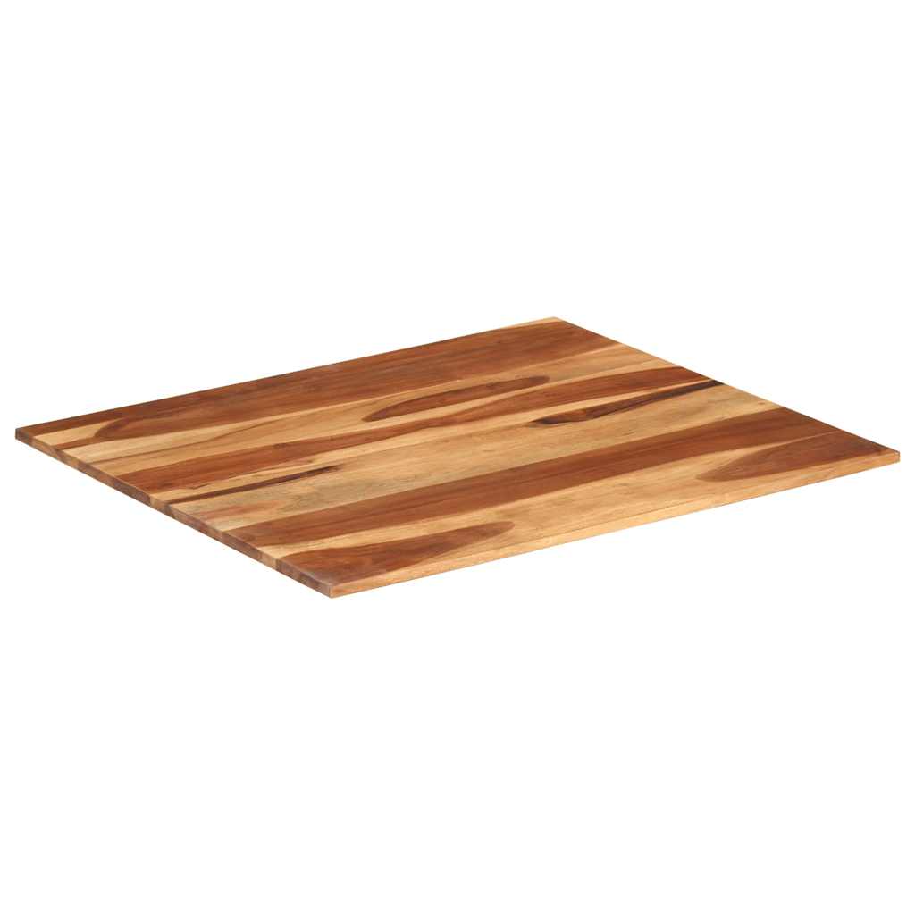 Tischplatte Massivholz Akazie 15-16 mm 70x80 cm