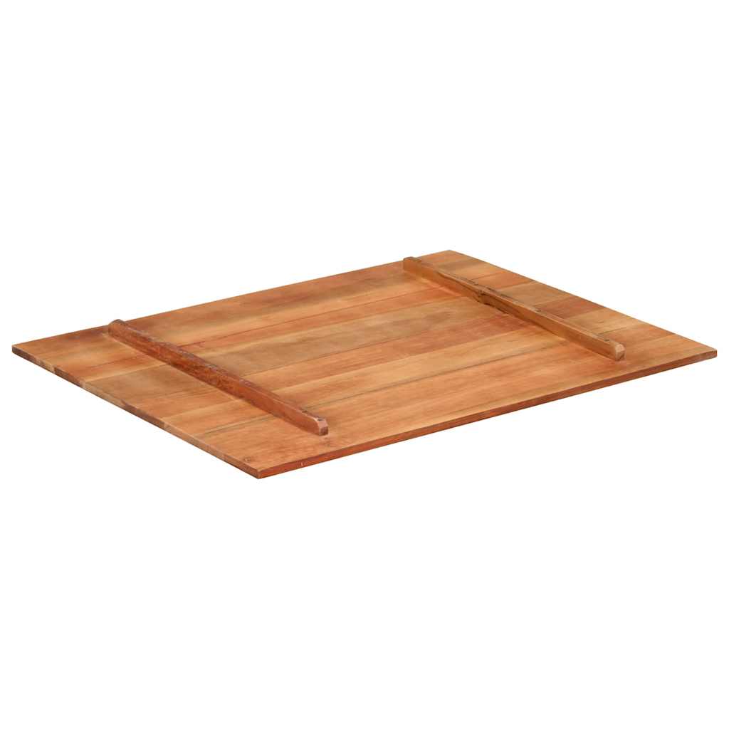 Tischplatte Massivholz Akazie 15-16 mm 70x90 cm