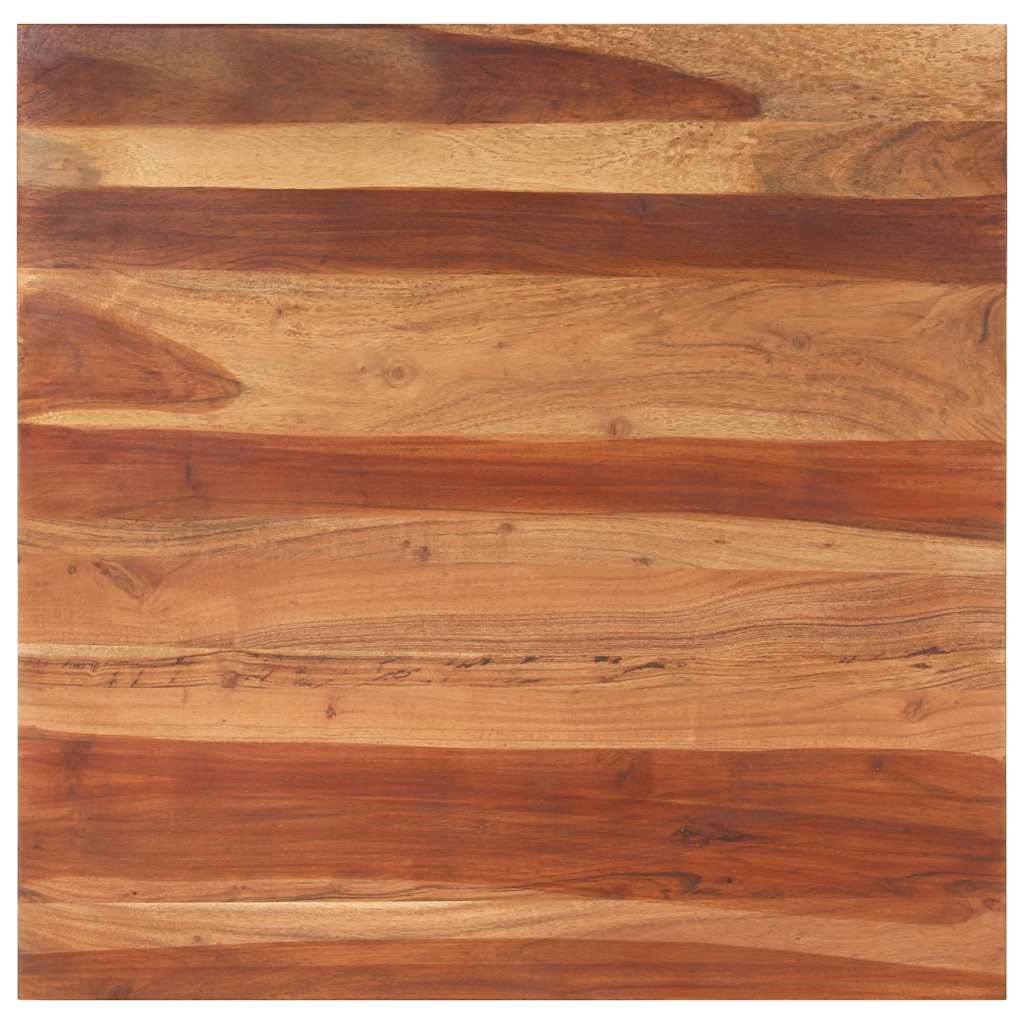Tischplatte Massivholz Akazie 15-16 mm 80x80 cm